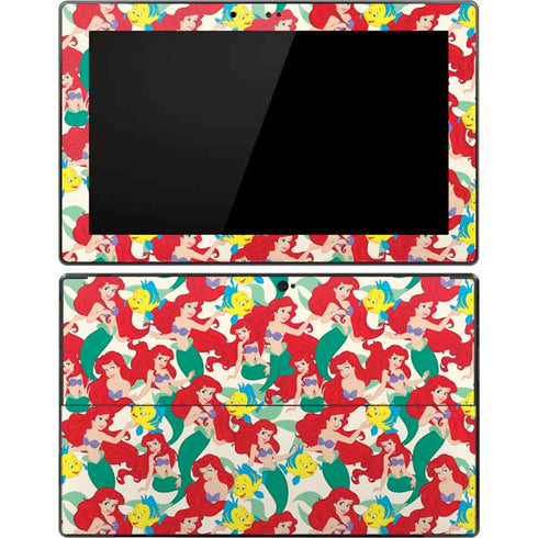Disney The Little Mermaid Ariel and Flounder Pattern Surface Pro Tablet Skin